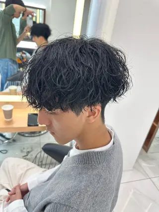 メンズ 白髪ぼかし/白髪 メッシュ/ゆうとのヘアスタイル