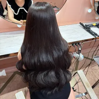 ロング カラー 大阪 梅田/ ハイトーン/エクステのヘアスタイル