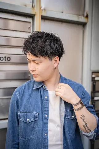 メンズ パーマ Lazo所属・Lazo/ 原弥和子のヘアスタイル