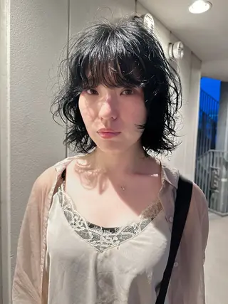 ミディアム パーマ driP.　by HAVANA所属・パーマ / ボブ /ショート 谷口 陸のヘアスタイル