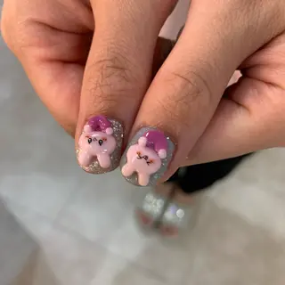 ネイル 栗田 ゆう子のネイルデザイン