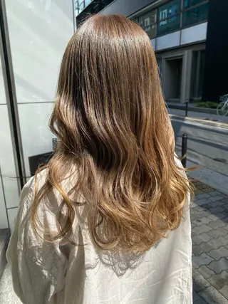 セミロング カラー ヘアアレンジ Noah's　Ark所属・透明感カラー🫧ヘア セット🫧松本菜月の眉毛・アイブロウイメージ