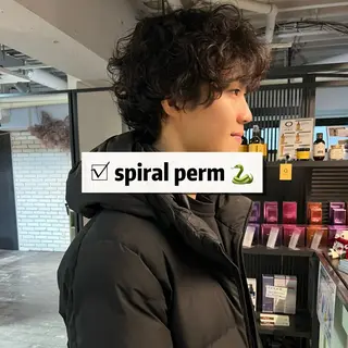 パーマ メンズ 💘カラーモデル募集 / rina .💘のヘアスタイル