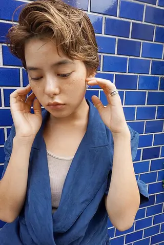 ショート カラー コジマ ダイスケのヘアスタイル