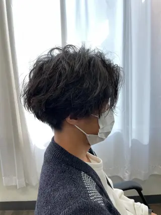 メンズ 骨格矯正カット ショート　谷昂将のヘアスタイル