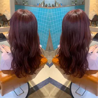 ロング カラー 韓国🇰🇷 ✂︎hair 内田愛のヘアスタイル