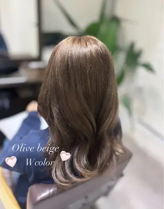 カラー ツヤ髪/透明感カラー 🎀𝐒𝐀𝐊𝐈のヘアスタイル