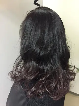 ミディアム セミロング ロング カラー パーマ 新宿/髪質改善/ 美髪矯正✨浅江通友のヘアスタイル