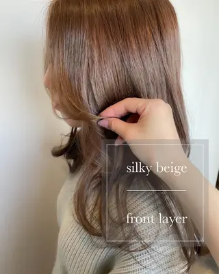 ロング カラー ヘアアレンジ topstylist 芳賀みなみのヘアスタイル