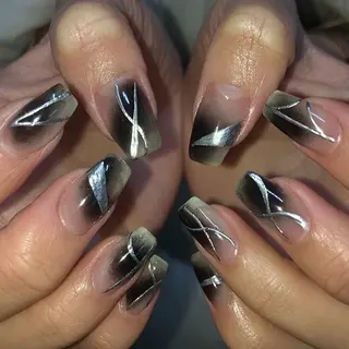 ネイル kana/モード ・グランジ⛓🎼のネイルデザイン