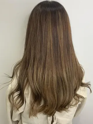 ロング カラー 中本 達也のヘアスタイル