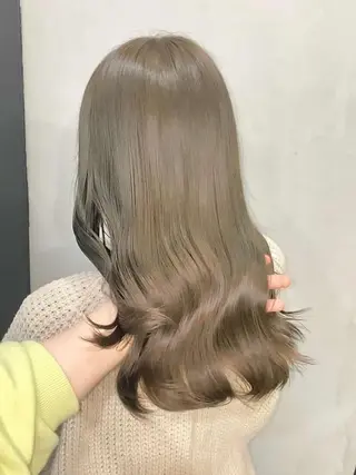 ロング カラー 縮毛矯正/髪質改善/ 🔥/銀座/はやとのヘアスタイル