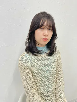 ミディアム カラー ヘアアレンジ JIEN 🌷 sakuraのヘアスタイル