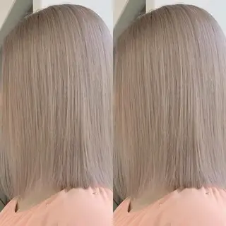 ミディアム カラー Hanna by W_SALONのヘアスタイル