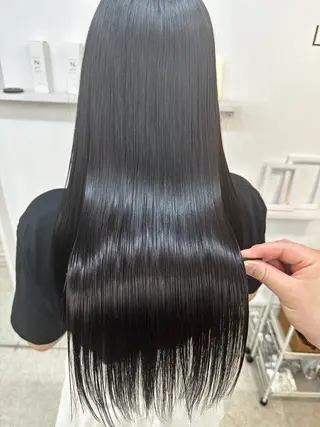 ロング カラー 髪質改善/レイヤー ストウシンゴのヘアスタイル