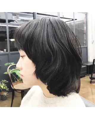 ミディアム ✂︎ウルフ・ショート ✂︎MIKUNIのヘアスタイル