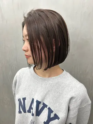 ショート カラー パーマ VIE表参道所属・艶感カラー🫧縮毛 矯正🌟りょおのヘアスタイル