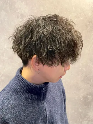 ショート パーマ メンズ 金井こうた🐨 lovisのヘアスタイル