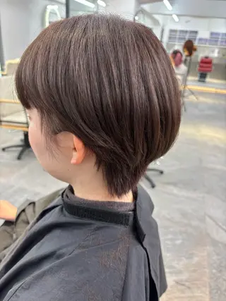 ショート カラー little錦糸町所属・透明感カラー🫧/ Tomy🌙のヘアスタイル
