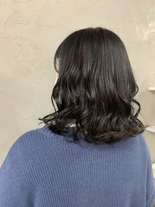 ミディアム カラー パーマ ヘアアレンジ メンズ キッズ ネイル マツエク・マツパ 架空〜KAQU〜所属・【clan】 NOGAMIのヘアスタイル