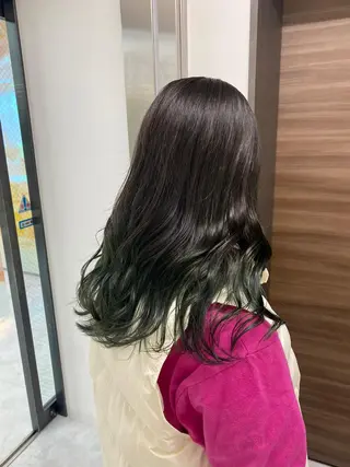 ロング カラー ヘアアレンジ 🥀社内技術講師🥀 稲場皓一のヘアスタイル