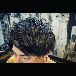 パーマ メンズ 💈大人の渋髪💈 店長　大橋侑弥のヘアスタイル