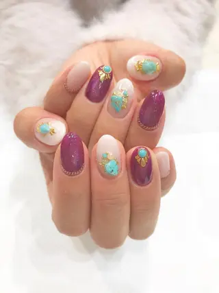 ネイル Ash関内ネイリスト 荒木のネイルデザイン