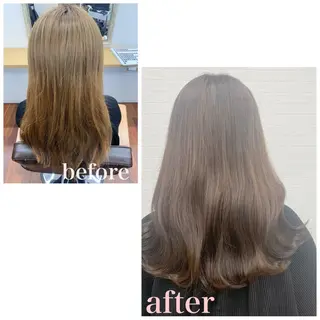 セミロング カラー GRANLUSSO 〜グランルッソ駅前店所属・木口 嘉美のヘアスタイル