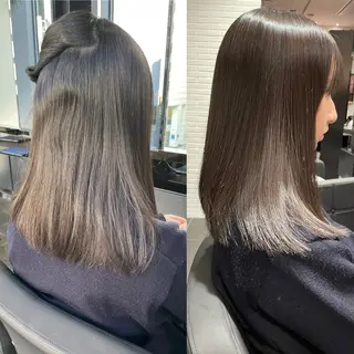 ロング パーマ 透明感カラー/艶髪 /かこのヘアスタイル