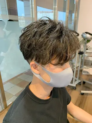 パーマ メンズ 【艶カラー】 STYLE 和泉俊希のヘアスタイル