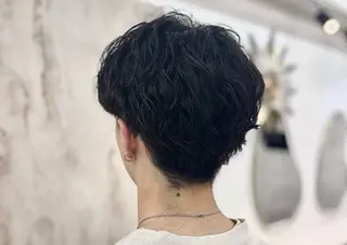 ショート パーマ メンズ 金井こうた🐨 lovisのヘアスタイル