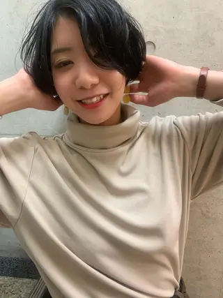 ショート カラー Libre×Reco所属・Libre 西野圭一のヘアスタイル