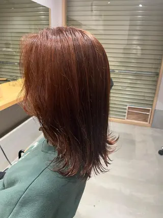 カラー ヘアアレンジ MINX The pass所属・透明感ケアカラー/ レイヤー/ryokaのヘアスタイル