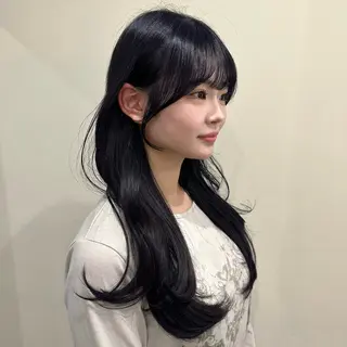 ミディアム 🌹ハッシュカット、 レイヤー韓国ヘア🌹のヘアスタイル