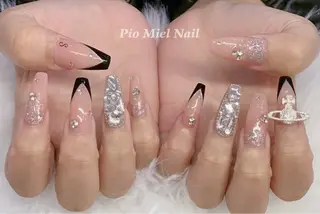 ネイル HANA 長さだしのネイルデザイン