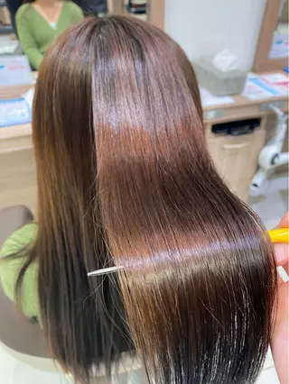 ロング パーマ 奥村 美郁子のヘアスタイル