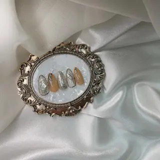 カラー ネイル 𓂃🦢Aurora Swan🌙𓂃のネイルデザイン