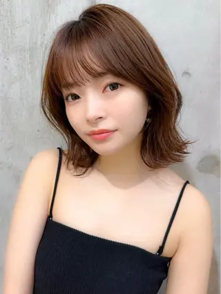 ショート 新宿/韓国レイヤー/ 顔周りカット松本美晴のヘアスタイル
