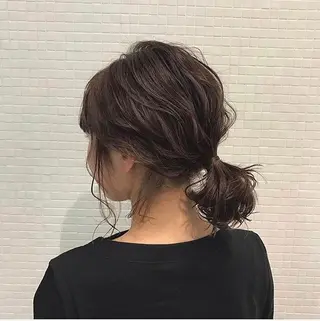 ショート カラー ヘアアレンジ icie所属・大阪ヴィーガンサロン KANAKOのヘアスタイル