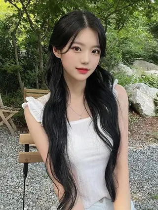 ロング 韓国ヘア🩵 🩵BIZEのヘアスタイル