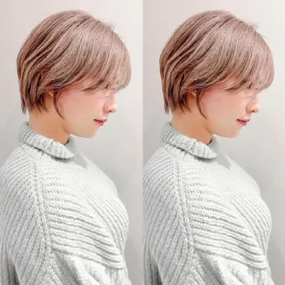 ショート カラー LA KING GINZA TOKYO所属・🧡ショートの達人 🧡SHOのヘアスタイル
