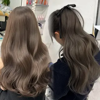 ロング カラー 透明感カラー 古山 結季🌙🖤のヘアスタイル