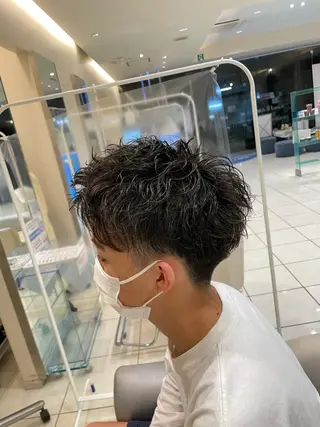 メンズ MODEks eau 佐藤優志のヘアスタイル