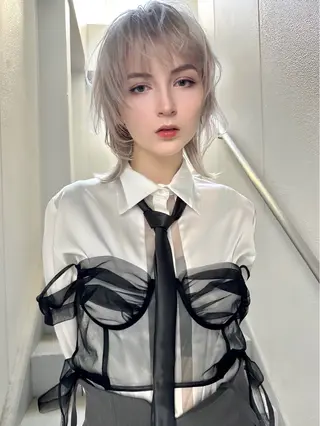 カラー MINXharajuku所属・ボブ/レイヤー MINX伊藤なず菜のヘアスタイル