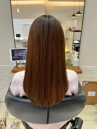 ロング コテ巻き風パーマ🫧 麻尋のヘアスタイル