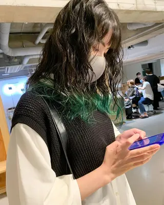 ミディアム カラー tension 【テンション】のヘアスタイル