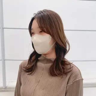 セミロング aoi /パーマ /まるみショートのヘアスタイル