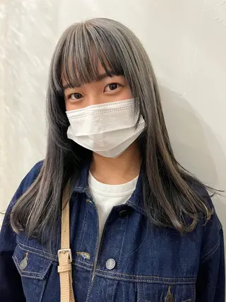 セミロング ブリーチ／デザイン／ 🫟Rurika🫟のヘアスタイル