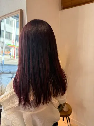 セミロング カットカラー モデル募集中ʚଓのヘアスタイル