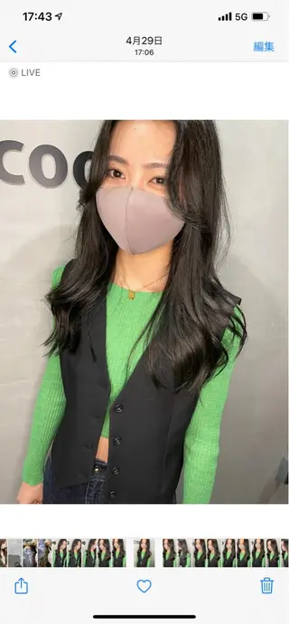 ロング 韓国 / 中国ヘア 🦋Noniのヘアスタイル